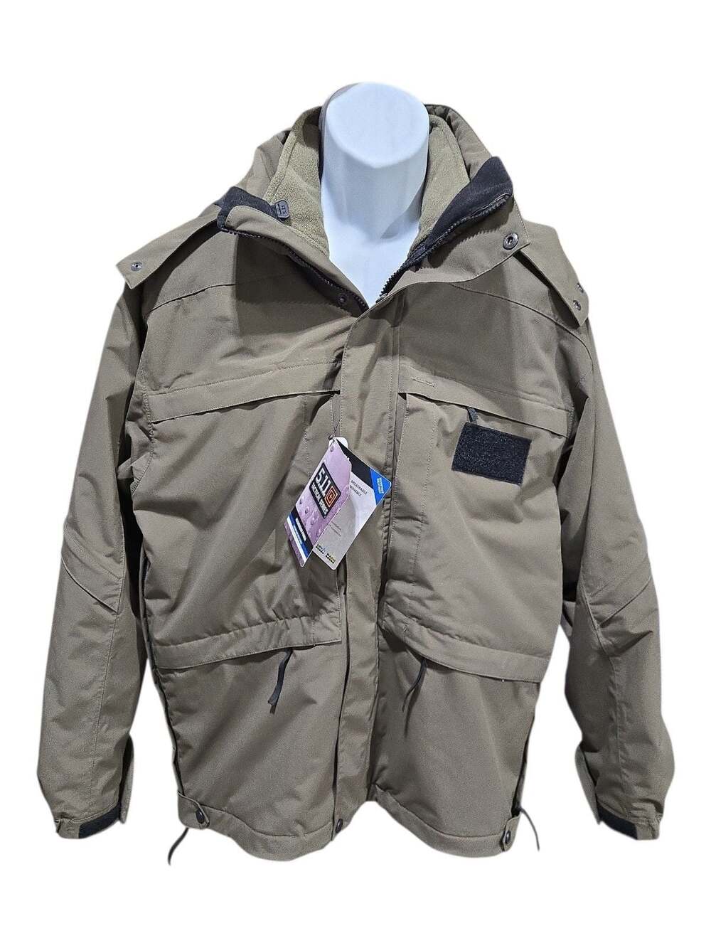 5.11 Tactical Series Aggressor Parka, 192 Tundra, Men's Medium